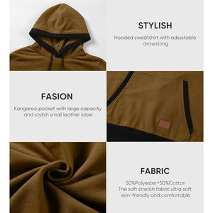 เสื้อมีฮู้ดสำหรับผู้ชายเสื้อมีฮู้ดแบบถักระบายอากาศได้ดีมาใหม่โลโก้ออกแบบได้ตามต้องการขายส่งเสื้อผ้าฟิตเนสใหม่ - Product Image 6