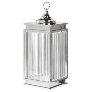 Vente en gros de haute qualité en acier inoxydable pilier bougeoir lanternes argent mariage noël maison jardin décorations - Product Image 1