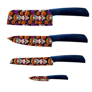 Juego de 6 Cuchillos de Chef de Cerámica para Aventuras al Aire Libre, Venta al por Mayor, Mango de Plástico, Agente de Dropshipping - Product Image 1