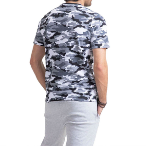 Qelonto T-shirt ajusté à la mode d'été pour hommes Vêtements tricotés confortables avec impression décontractée de couleur unie en gros - Product Image 2