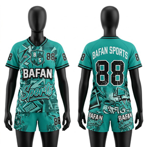 Maillot de football femme en polycoton premium 260 GSM, kaki noir, empiècements en mesh, logo personnalisé imprimé - Product Image 2