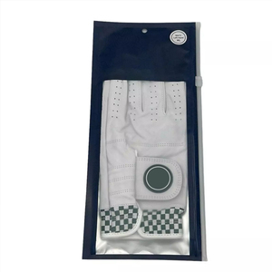 Gants de golf gaucher en cuir Premium Comfort Feel Cabretta avec marqueur de balle magnétique - Product Image 2