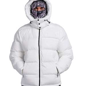 Chaqueta Acolchada Gruesa Transpirable de Nailon/Poliéster para Hombre, Tallas Grandes, con Logotipo Personalizado, Diseño Ojo de Halcón, Deportiva, Desmontable, para Invierno - Product Image 6