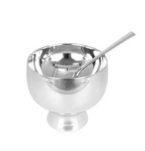 Bol à crème glacée en acier inoxydable présentation de desserts professionnels dans les buffets boulangeries et les fêtes - Product Image 4