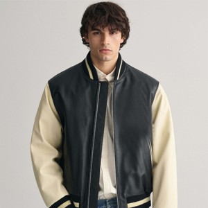 Veste universitaire en cuir pour hommes avec patchs-Confortable, de haute qualité et idéale CollegeBaseballjacket pour hommes - Product Image 2