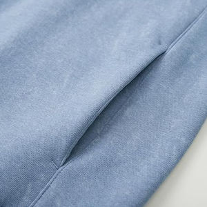 Sweat-shirts unisexes haut de gamme à manches longues, unis, d'hiver, teints en uni, personnalisés, en polaire polyester/coton, respirants, séchage rapide - Product Image 5