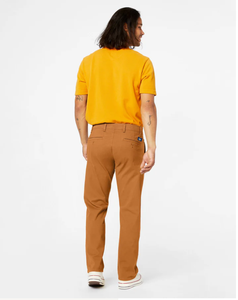 Pantalon chino d'été haut de gamme pour hommes, taille moyenne, tête plate, jambes larges, coupe droite, décontracté et formel, OEM/ODM du Bangladesh - Product Image 5