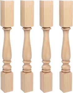 Elegante muebles de madera maciza patas postes Durable Custom Direct Vietnam fábrica para sala de estar dormitorio cocina Hotel apartamento - Product Image 4