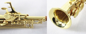 FOCUS Saxophone sopranino de haute qualité FSN-300L fait à la main en laiton laqué or pour perofrmance - Product Image 4