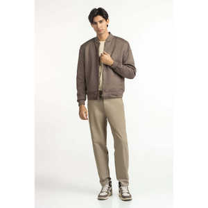 เสื้อแจ็คเก็ต PU สไตล์วินเทจสำหรับฤดูใบไม้ร่วงและฤดูใบไม้ผลิ คอตั้ง ปิดด้วยซิป กันน้ำ ทรงปกติ ไซส์ XS - Product Image 4