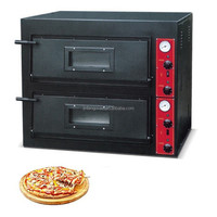 Roestvrijstalen Dubbeldeks Industriële Bakkerij Gas Pizzaoven/Elektrische Bakpizzaoven