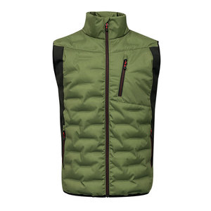 Chaqueta acolchada cálida lisa de invierno para hombre, chaqueta sin mangas suave y ligera de invierno, chaleco de Color sólido, chaqueta para hombre - Product Image 5