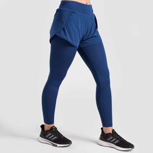 Pantalones Cortos de Compresión Color Verde Azulado y Leggings para Entrenamiento - Product Image 3