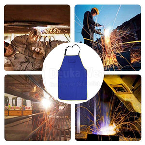 Vente directe d'usine Tabliers de soudage en cuir durables pour hommes et femmes Imperméable et ignifuge avec caractéristiques de sécurité anti-coupure - Product Image 6