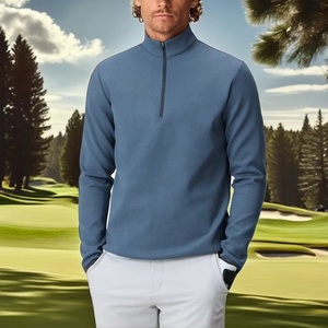 Veste de golf confortable, légère et flexible en satin à fermeture éclair pour les golfeurs occasionnels et les professionnels de la gamme - Product Image 2