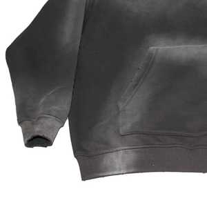 Custom Manufacturers High Quality Streetwear Heavyweight Vintage Heavyweight Sun Fad Acid Washed <b>Hoodies</b> for <b>Men</b> - Product Image 4