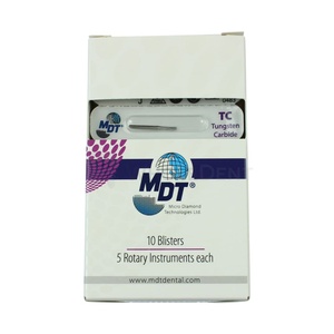 Instrumentos quirúrgicos dentales MDT FG Burs Domed Fissure Plain Cut de carburo - Product Image 2