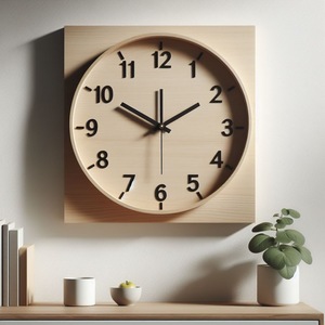 Vượt thời gian sang trọng thủ công đồng hồ bằng gỗ với thiết kế phức tạp Đồng hồ treo tường làm bằng tay tuyệt vời và sang trọng - Product Image 3