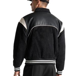 Wholesale Custom Logo Embroidery Baseball Jacket Sports Loose BOXY VARSITY JACKET for Men 2026 - Product Image 5