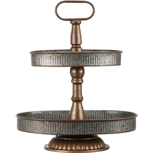 Soporte de pastel único ecológico de Metal galvanizado para fiesta decorativo hecho a mano al por mayor última llegada Mesa clásica con estilo - Product Image 5