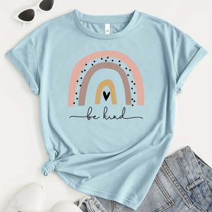 Vente chaude T-shirt jeunes dames personnalisé nouveau Design 100% coton surdimensionné bonne qualité avec logo décoration meilleur prix - Product Image 4