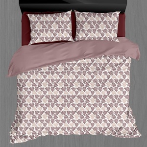 ชุดเครื่องนอน3ชิ้นลายหิมะสีขาวมีสไตล์ผ้าปูเตียง2หมอนนุ่มสบายสำหรับใช้ในห้องนอนโรงแรม - Product Image 1