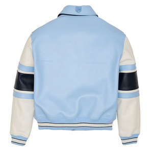 Chaqueta de Cuero Vacuno de Primera Calidad, Transpirable, de Secado Rápido, con Cuello Alto, para Hombre, Estilo Urbano, Colores Personalizados - Product Image 2
