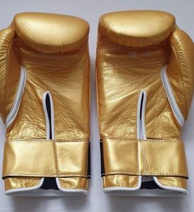 Haute qualité professionnel en cuir véritable couleur personnalisée imperméable respirant fermeture à lacets gants de combat de boxe SI-BG-098 - Product Image 6