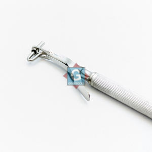 Transporteur d'amalgame à une extrémité en acier inoxydable de haute qualité Source d'alimentation manuelle Instruments chirurgicaux dentaires - Product Image 1