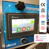 Máquina Compacta para Soplado de Cable de Fibra Óptica SKYFIBERTECH, Eléctrica 220V AC, Aire Comprimido, Modelo MicroSKY PLUS para Redes FTTH/FTTX, Alemania