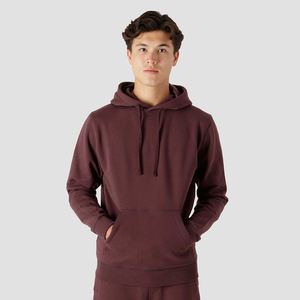 Haute qualité 500gsm coton lourd pull à capuche français Terry sweats à capuche goutte épaule pas de cordes lourd surdimensionné hommes sweats à capuche - Product Image 4