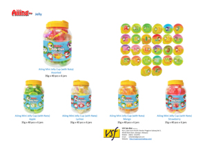 Vasitos de Gelatina de Frutas Aiiing 110g x 6 Vasitos x 16 Paquetes - Nata De Coco Mango - Product Image 5