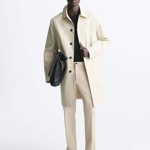 เสื้อโค้ทขนแกะตัวยาวสำหรับผู้ชายเสื้อโค้ทขนเป็ดขนาดผู้ใหญ่เสื้อโค้ทผู้ชายแฟชั่น - Product Image 5