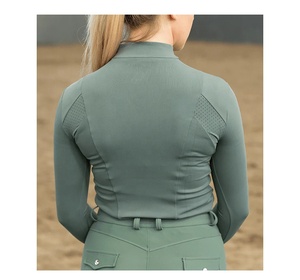 Equestrian Apparel Baselayer Tops Manufacturer Sublimation Long Sleeved Women'S Horse <b>Riding</b> Shirts Equestrian Clothing - Product Image 2