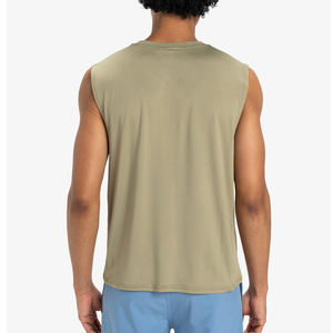 Venta al por mayor de camisetas sin mangas con logotipo personalizado tamaño de color para hombre Fitness ropa deportiva Out-Work camiseta sin mangas para hombres solteros - Product Image 6