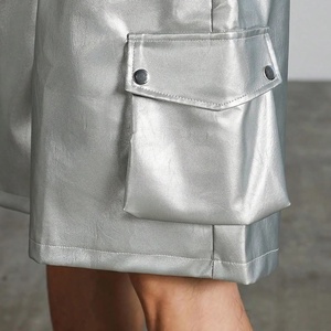 Shorts en cuir pour hommes de haute qualité, design premium, conçus par des professionnels, meilleurs fabricants de shorts en cuir tendance. - Product Image 4