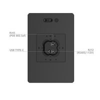 Tableta Android POE de 10.1 Pulgadas, Panel Táctil Capacitivo LCD de Grado Industrial, CE RoHS, Modo Kiosco, Soporte para Montaje en Pared