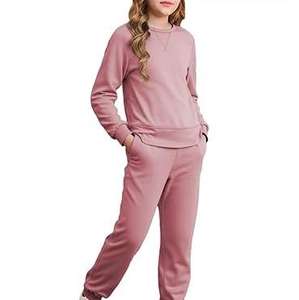 Conjuntos de Ropa Deportiva Casual de Invierno para Niños al por Mayor, Conjuntos de Sudadera con Cuello Redondo, Chándales de Algodón, Nuevo Diseño de Traje Deportivo para Niños - Product Image 1