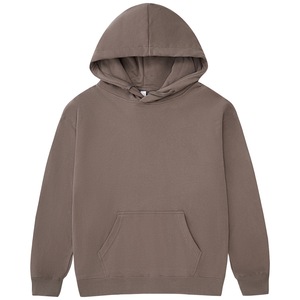 Sudadera de invierno sin cordones unisex, sudaderas con capucha cálidas en blanco con logotipo personalizado, técnica de bordado liso, teñido - Product Image 1