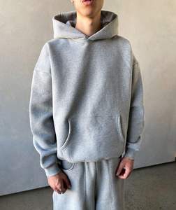 เสื้อฮู้ดดี้ผู้ชายผ้าเฟรนช์เทอร์รี่หนานุ่ม ขายส่ง 100% ผ้าฝ้าย รับทำโลโก้ ย้อมสีพื้น สำหรับฤดูหนาว ไซส์ XS ราคาสมเหตุสมผล - Product Image 1