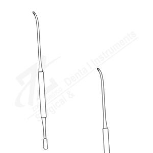 Instruments chirurgicaux manuels en acier inoxydable Negus Aspiring Dissector, 6 mm olive, 210 mm de long, réutilisables, certifiés CE, pour chirurgie générale - Product Image 1