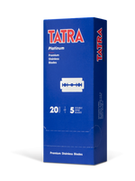 Lames de rasage en acier inoxydable de qualité supérieure TATRA Platinum pour un rasage en douceur en acier suédois platine et revêtement PTFE