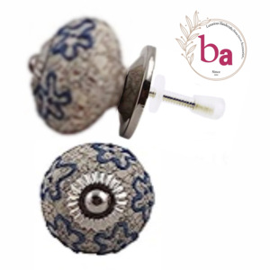 Vente chaude Industrielle Gravé En Détresse Céramique Boutons Porte Tiroir Poignées pour Cuisine Commode Chambre En Plein Air Villa-pour Hôtels - Product Image 1