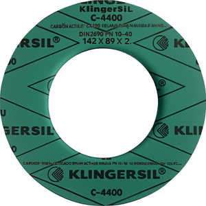 Anillo de Sellado Plano KlingerSil C-4400 DIN2690 PN 10-40 Presión Nominal Paquete de 10 Dimensiones 142 x 89 x 2 - Product Image 3