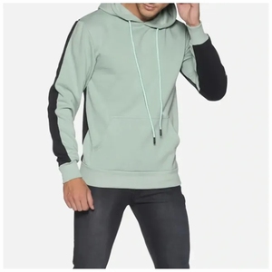 Sudadera con Capucha Corta de Algodón Transpirable con Cremallera Completa y Bordado de Logotipo Personalizado en Felpa Francesa para Hombre - Product Image 5