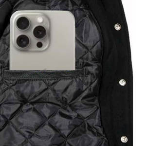 Veste universitaire coupe-vent personnalisée, teinte unie, veste Letterman pour hommes et femmes, parfaite pour les activités de plein air - Product Image 4