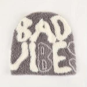 Bonnet en mohair 100% laine unisexe respirant imperméable sur mesure Conception d'hiver Extérieur à vendre - Product Image 2