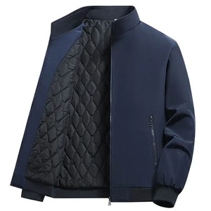 Veste d'hiver en laine épaisse et chaude pour homme, style varsity, coupe-vent, avec service OEM - Product Image 4