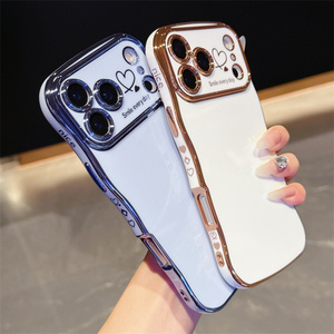 Étui de téléphone Lichicase multicolores en option, cadre texturé ondulé électro-plaqué pour Samsung A24 A25 A34 A35 A54 A55, <span class=keywords><strong>coque</strong></span> de protection - Product Image 6