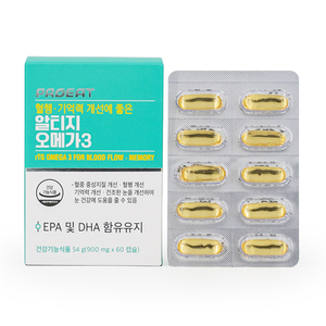 PROEAT RTG Omega 3 900mg X 60 Cápsulas, Suplemento Alimenticio para Adultos, Apoyo al Flujo Sanguíneo y la Memoria - Product Image 1
